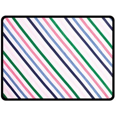 Retro Vintage Stripe Pattern Abstract Fleece Blanket (large)