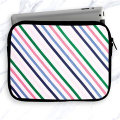 Retro Vintage Stripe Pattern Abstract Apple Ipad 2/3/4 Zipper Cases by Maspions