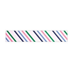 Retro Vintage Stripe Pattern Abstract Premium Plush Fleece Scarf (mini)