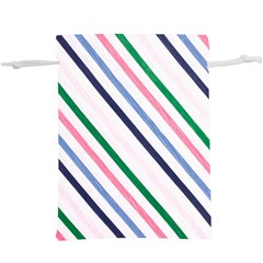 Retro Vintage Stripe Pattern Abstract Lightweight Drawstring Pouch (xl)