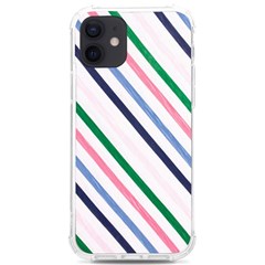 Retro Vintage Stripe Pattern Abstract Iphone 12/12 Pro Tpu Uv Print Case by Maspions