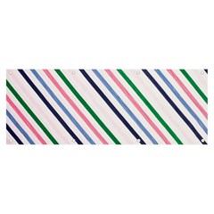 Retro Vintage Stripe Pattern Abstract Banner And Sign 8  X 3 