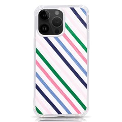 Retro Vintage Stripe Pattern Abstract Iphone 14 Pro Max Tpu Uv Print Case by Maspions