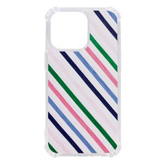 Retro Vintage Stripe Pattern Abstract Iphone 13 Pro Tpu Uv Print Case by Maspions