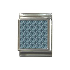 Blue Paisley Italian Charm (13mm) by DinkovaArt