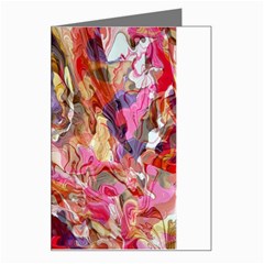 Abstract Wings Greeting Card by kaleidomarblingart