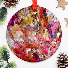 Abstract wings Round Ornament (Two Sides)