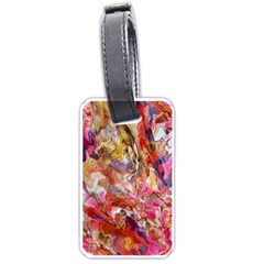 Abstract Wings Luggage Tag (one Side) by kaleidomarblingart