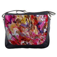 Abstract Wings Messenger Bag by kaleidomarblingart