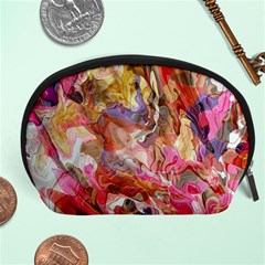 Abstract Wings Accessory Pouch (large) by kaleidomarblingart