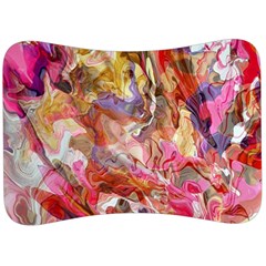 Abstract Wings Velour Seat Head Rest Cushion by kaleidomarblingart