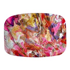 Abstract Wings Mini Square Pill Box by kaleidomarblingart