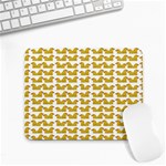 Little Bird Motif Pattern Wb Small Mousepad Front