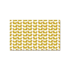 Little Bird Motif Pattern Wb Sticker Rectangular (10 Pack) by dflcprintsclothing