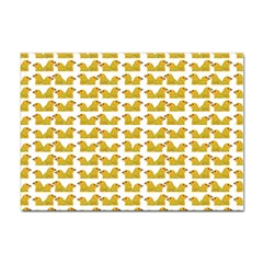 Little Bird Motif Pattern Wb Sticker A4 (100 Pack) by dflcprintsclothing