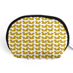 Little Bird Motif Pattern Wb Accessory Pouch (medium) by dflcprintsclothing