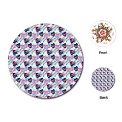 Beautiful Pattern Playing Cards Single Design (round)