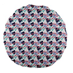 Beautiful Pattern Large 18  Premium Flano Round Cushions by Sparkle