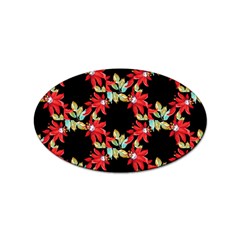 Floral Geometry Sticker (oval) by Sparkle