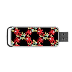 Floral Geometry Portable Usb Flash (one Side) by Sparkle