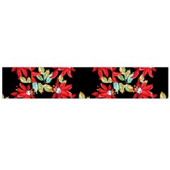 Floral Geometry Large Premium Plush Fleece Scarf 