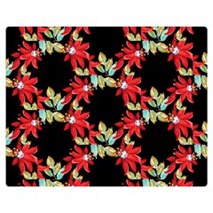 Floral Geometry Premium Plush Fleece Blanket (medium) by Sparkle