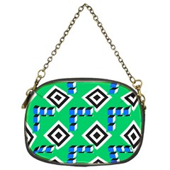 Beauitiful Geometry Chain Purse (one Side) by Sparkle