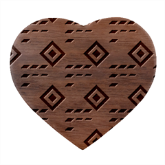 Beauitiful Geometry Heart Wood Jewelry Box by Sparkle