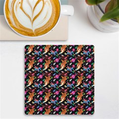 Beautiful Pattern Uv Print Square Tile Coaster  by Sparkle