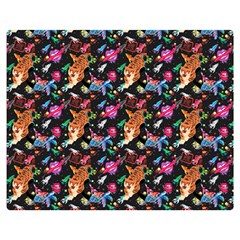 Beautiful Pattern Premium Plush Fleece Blanket (medium) by Sparkle