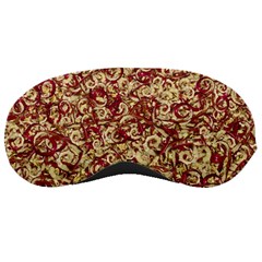 Apple Leftovers Collage Random Pattern Sleep Mask