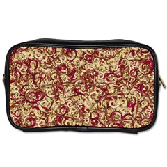 Apple Leftovers Collage Random Pattern Toiletries Bag (Two Sides)