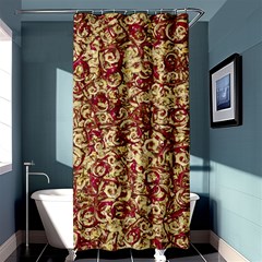 Apple Leftovers Collage Random Pattern Shower Curtain 36  X 72  (stall) 