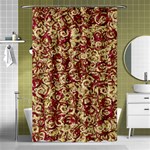 Apple Leftovers Collage Random Pattern Shower Curtain 48  x 72  (Small)  Curtain(48  X 72 )