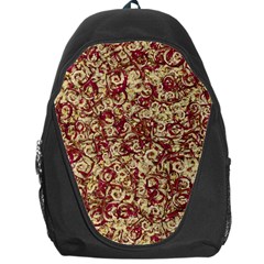 Apple Leftovers Collage Random Pattern Backpack Bag