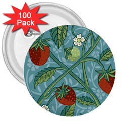 Spring Time 3  Buttons (100 Pack)  by AlexandrouPrints