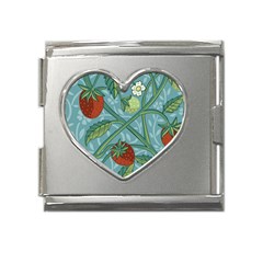 Spring Time Mega Link Heart Italian Charm (18mm) by AlexandrouPrints