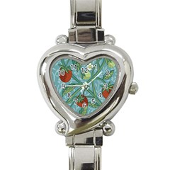 Spring Time Heart Italian Charm Watch