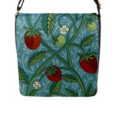 Spring Time Flap Closure Messenger Bag (l) by AlexandrouPrints