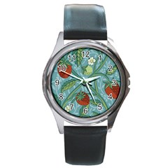 Spring Time Round Metal Watch