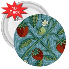 Spring Time 3  Buttons (10 Pack)  by AlexandrouPrints