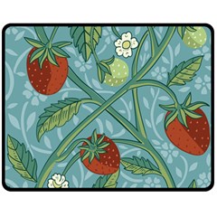 Spring Time Two Sides Fleece Blanket (medium) by AlexandrouPrints