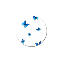 Butterfly-blue-phengaris Golf Ball Marker