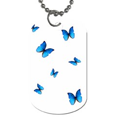 Butterfly-blue-phengaris Dog Tag (Two Sides)