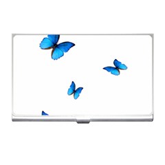 Butterfly-blue-phengaris Business Card Holder