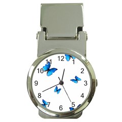 Butterfly-blue-phengaris Money Clip Watches