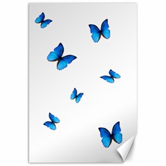 Butterfly-blue-phengaris Canvas 20  x 30 