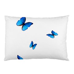 Butterfly-blue-phengaris Pillow Case by saad11