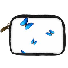 Butterfly-blue-phengaris Digital Camera Leather Case