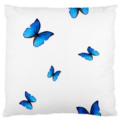 Butterfly-blue-phengaris Large Cushion Case (Two Sides)